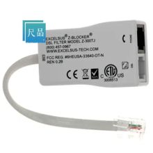 Z-300TJ FILTER DSL DUAL-JACK WHITE