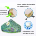 Máscara respirável reutilizável para boca de algodão