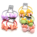 2019 Hot Sale Cartoon Mouse Head Ponytail Holders Pastel Color Elastic Rubber Band Hair Ties Women Girls Hair Tie Elastic Band