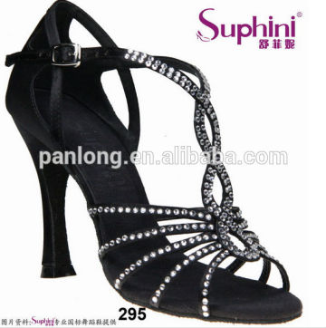 Suphini Crystal ballroom dance shoes big size women dance shoes