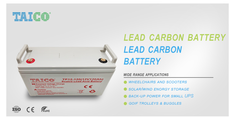 10kw Solar system used 12v 120ah agm/gel deep cycle battery