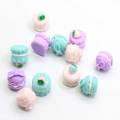 New Charm Mini Strawberry Macaron Resin Beads For Handmade Craft Decor Bead Or Girls Bedroom Ornaments Charms