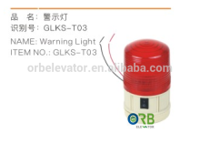 Elevator warning light