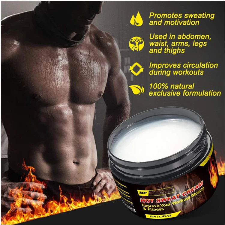 Custom Natural Workout Hot Sweat Enhancer Cream Slimming Gel for Women and Men