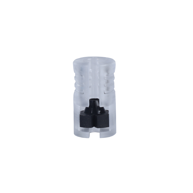 Mini easy installation gas-water block microduct connector transparent plastic easy observe gas connector