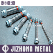 high quality stainless steel flexible hose with union nuts made in Hebei China