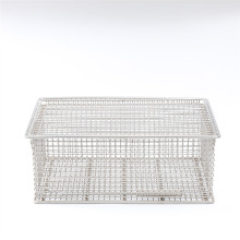 Rectangle Wire Mesh Basket with Lid