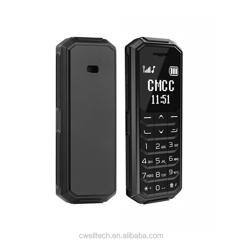 Unlock Cell Phone UNIWA KK2 0.66 inch Oled Screen Very Small Size Mobile Phone with Magic Voice And BT Dialer