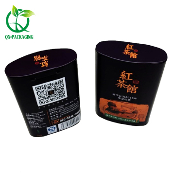 Hot selling customed red tea tin can