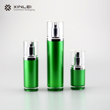 Round shape PMMA cosmetic Plastic Lotion Bottles