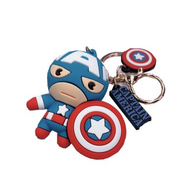 Porte-clés PVC Super Heros Marvel