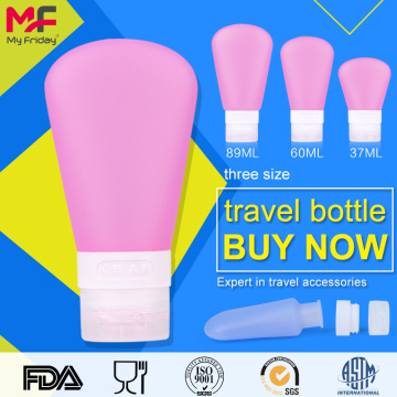 Kean silicone Travel Tube/Refillable Cosmetic Tubes