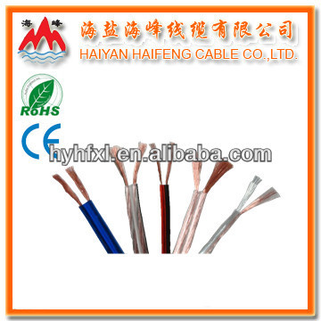 2.5mm PVC Insulated Colored Speaker Wire/Cable