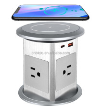 Tabletop Electrical Pop Out Socket Power Strip - Multifunctional Desktop Pop up Outlet