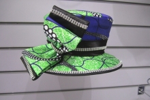 Women's Fabric Covered Church Hats