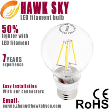 past ROHS text 6000-6500k led filament bulb maker