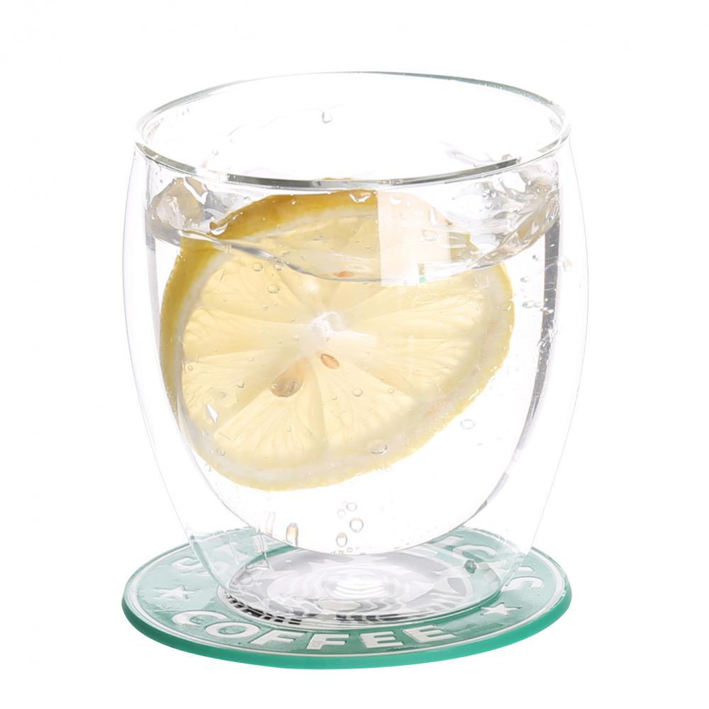 Copo de vidro de parede dupla Double Wall Glass Cup