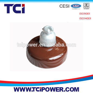 Anti fog disc suspension porcelain insulators