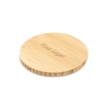 Bamboo Wireless Charger 15W - Fast Delivery for iPhone 15 & Samsung Galaxy