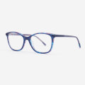 Cat Eye and Bevel acetate Female Optical Frames