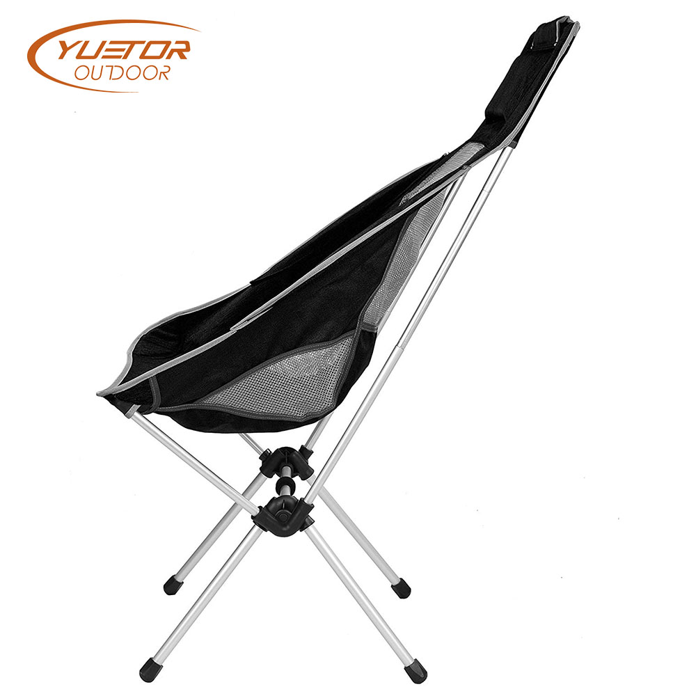 Heavy Duty High Back Camping Festival Chair Side