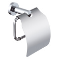 Wall Mount Round Toilet Paper Holder With Cover