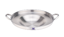 Heavy Duty Stainless Steel Concave Comal