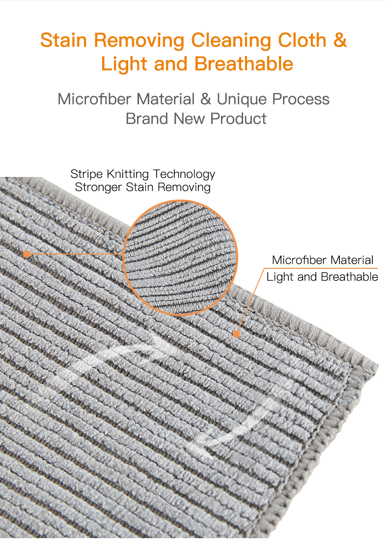 microfiber stripe texture towel