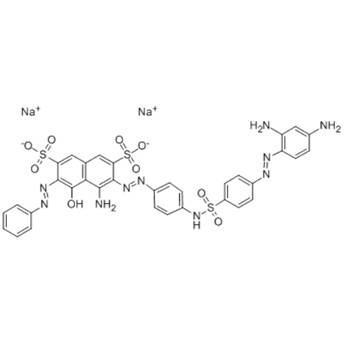 2,7-Naphthalenedisulfonicacid, 4-амино-3- [2- [4 - [[[4- [2- (2,4-диаминофенил) diazenyl] фенил] сульфонил] амино] фенил] diazenyl] -5-гидрокси- 6- (2-фенилдиазенил) -, натриевая соль CAS 157577-99-6