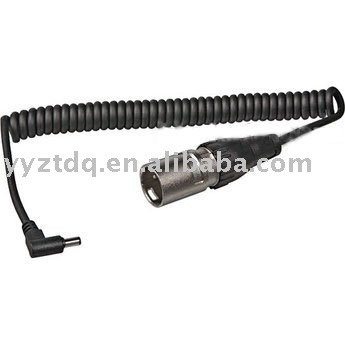 DC Spiral cord with connector