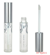 Simple Silver Flower Cosmetic Lipgloss Bottle
