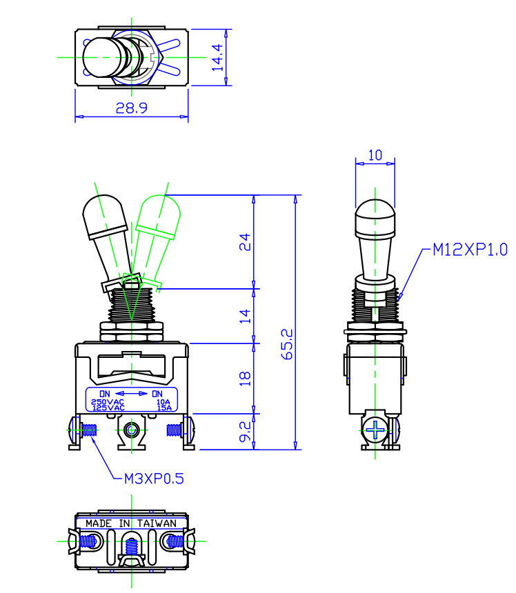 Electrical Toggle Switches