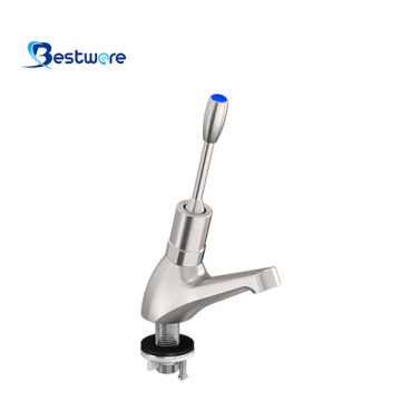 Lever Operated Deck Mount Metering Faucet