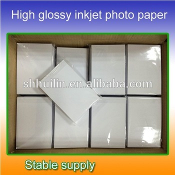 115g Hot product glossy inkjet paper factory direct sale offer free sample thin glossy inkjet paper