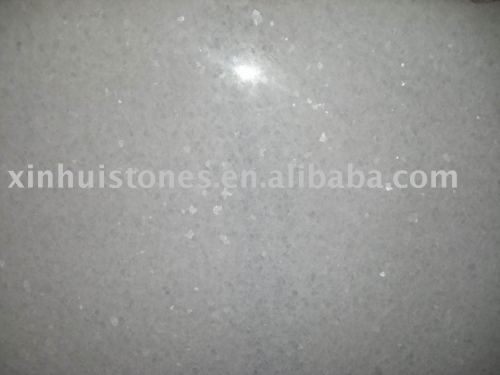 white crystal stone tile