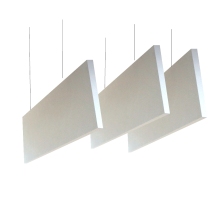Glass fibre suspension baffles