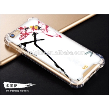 Shenzhen reliable air bag phone back cover for iphone 6 mobile phone cover crystal