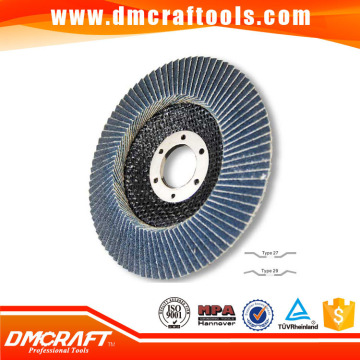 flat aluminum oxide flap wheel/disc