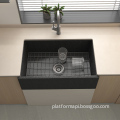 China Wholesale Modern UPC Handmade Rectangular Concrete Kitchen Sinks - Farmhouse Apron Front Step Cement Sink