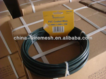 pvc coated wire/ 2mm pvc wire / green pvc coated wire