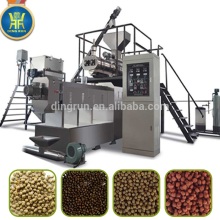 Aquatic fish feed extruder machine processing line