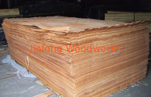 Yellow Rotary Cut Okoume Veneer For Chipboard , 0.2 Mm - 0.6 Mm Thickness