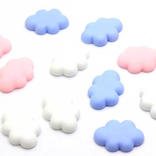 Gros nuage en forme de masse Flatback Cabochon 100 pièces / sac pour bricolage artisanat jouet téléphone Shell décoration perles charmes entretoise