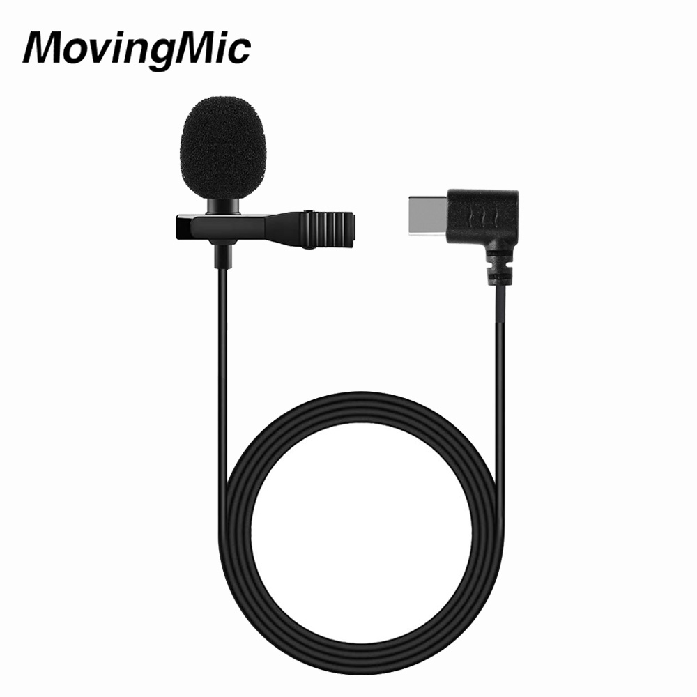 Small Type-C Muff Lapel Mic Dynamic Omni-Directional Microphone System For Interviews