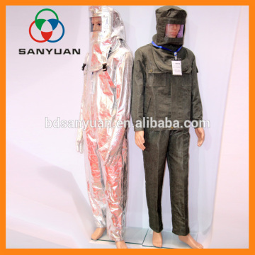 aluminized fire suit