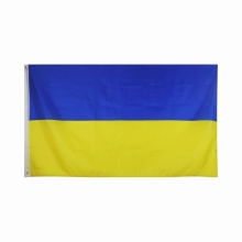 Polyester Ukraine Flags Printing National Blue Yellow Flag