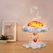 Hand-Made Nuclear Explosion Cloud Dimmable Resin 3D Night Light