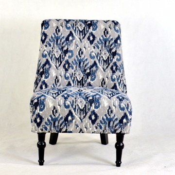 french high back single sofa accent chair