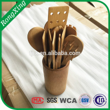 Bamboo utensil set
