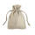 Factory price custom logo jute drawstring pouch